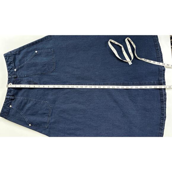 Sundance Dark Wash Denim Midi Skirt Size 6 Blue - Picture 7 of 7